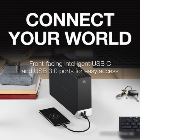 Внешний накопитель Seagate One Touch Desktop Hub 8TB