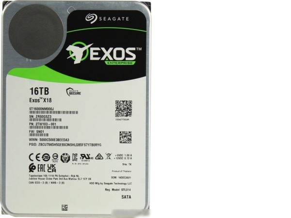 Жесткий диск Seagate Exos X18 16TB ST16000NM000J