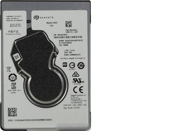 Жесткий диск Seagate Mobile HDD 1TB [ST1000LM035]