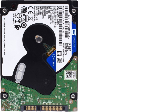 Жесткий диск WD Blue Mobile 2TB WD20SPZX