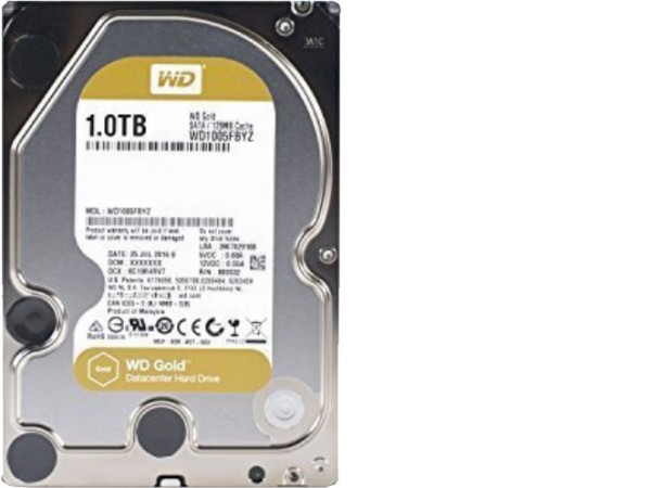 Жесткий диск WD WD Gold 1TB [WD1005FBYZ]