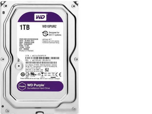 Жесткий диск WD Purple 1TB [WD10PURZ]