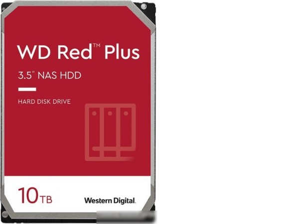 Жесткий диск WD Red Plus 10TB WD101EFBX