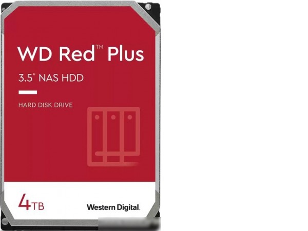 Жесткий диск WD Red Plus 4TB WD40EFPX