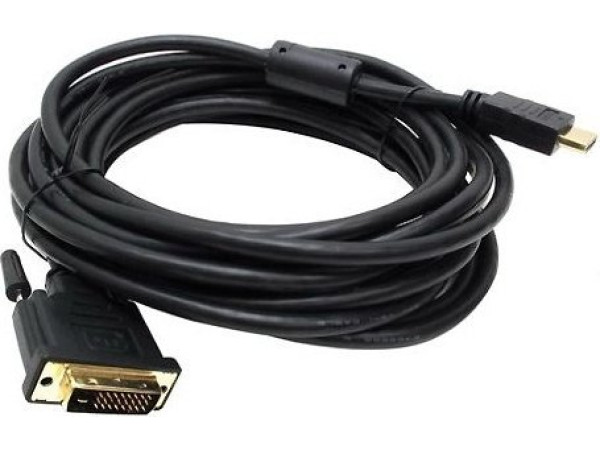 Кабель Buro HDMI-19M-DVI-D-10m