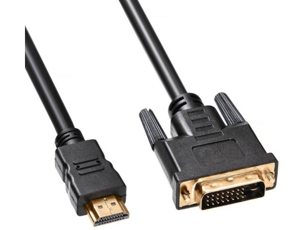 Кабель Buro HDMI-19M-DVI-D-3m