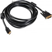Кабель Buro HDMI-19M-DVI-D-5M