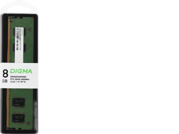 Оперативная память Digma 8ГБ DDR5 4800 МГц DGMAD5480008S