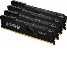 Оперативная память Kingston FURY Beast 4x4GB DDR4 PC4-21300 KF426C16BBK4/16