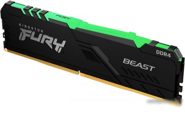 Оперативная память Kingston FURY Beast RGB 16GB DDR4 PC4-25600 KF432C16BBA/16