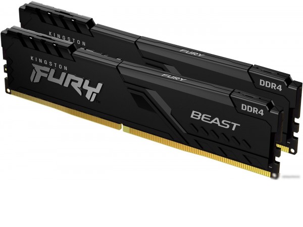 Оперативная память Kingston FURY Beast 2x8GB DDR4 PC4-25600 KF432C16BBK2/16