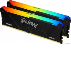Оперативная память Kingston FURY Beast RGB 2x16ГБ DDR4 3200МГц KF432C16BB12AK2/32