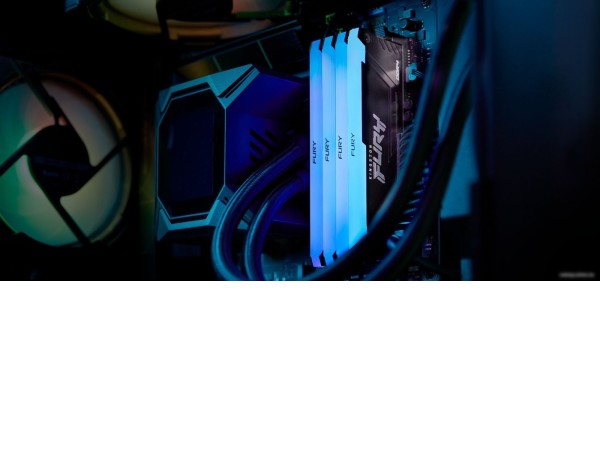 Оперативная память Kingston FURY Beast RGB 16ГБ DDR4 3200 МГц KF432C16BB2A/16