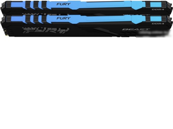 Оперативная память Kingston FURY Beast RGB 2x32ГБ DDR4 3200 МГц KF432C16BB2AK2/64