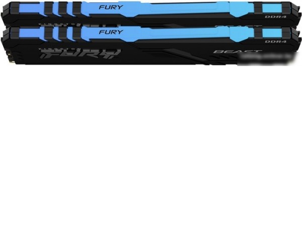 Оперативная память Kingston FURY Beast RGB 2x8ГБ DDR4 3600МГц KF436C17BB2AK2/16