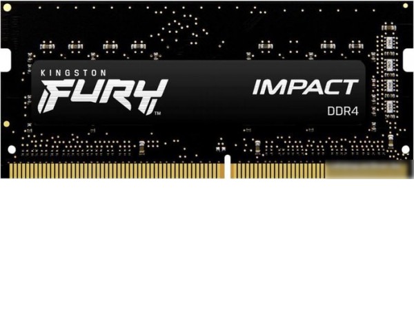 Оперативная память Kingston FURY Impact 8GB DDR4 SODIMM PC4-25600 KF432S20IB/8