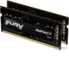 Оперативная память Kingston FURY Impact 2x8GB DDR4 SODIMM PC4-25600 KF432S20IBK2/16