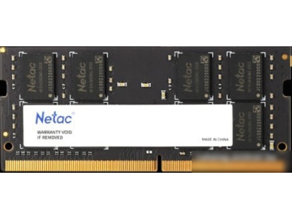 Оперативная память Netac Basic 4GB DDR4 SODIMM PC4-21300 NTBSD4N26SP-04