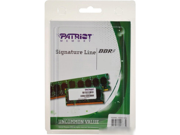Оперативная память Patriot Signature Line 4GB DDR3 SO-DIMM PC3-12800 [PSD34G16002S]