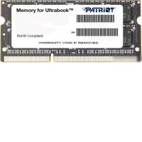 Оперативная память Patriot Memory for Ultrabook 4GB DDR3 SO-DIMM PC3-12800 (PSD34G1600L81S)