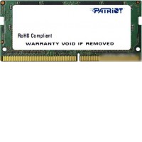 Оперативная память Patriot 4GB DDR4 SO-DIMM PC4-17000 [PSD44G213381S]