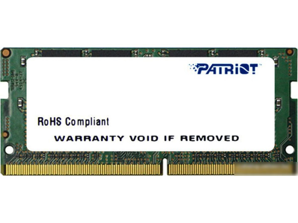 Оперативная память Patriot Signature Line 4GB DDR4 SO-DIMM PC4-17000 [PSD44G213381]