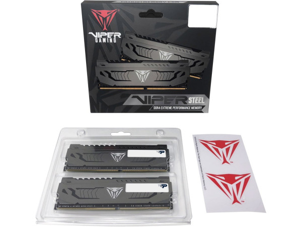 Оперативная память Patriot Viper Steel 2x32GB DDR4 PC4-28800 PVS464G360C8K