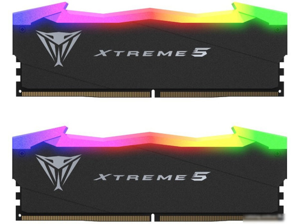 Оперативная память Patriot Viper Xtreme 5 RGB 2x24ГБ DDR5 7600 МГц PVXR548G76C36K