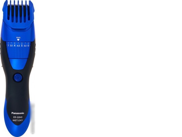 Машинка для стрижки Panasonic ER-GB40 (черный/синий)