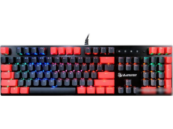 Клавиатура A4Tech Bloody B820N (черный/красный)