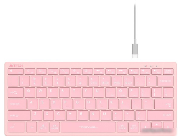 Клавиатура A4Tech Fstyler FBX51C (розовый)