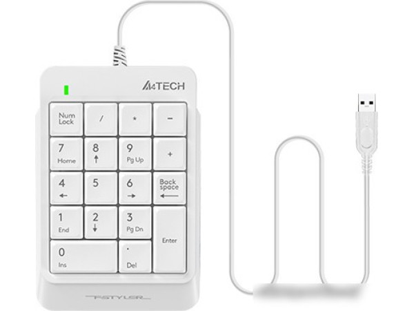 Цифровой блок A4Tech FK13P (белый)