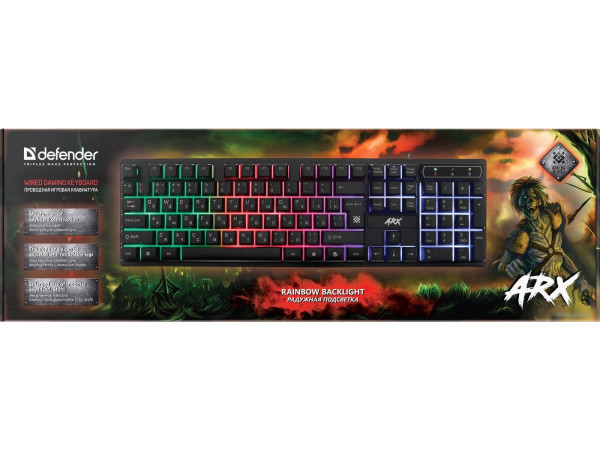 Клавиатура Defender Arx GK-196L RU