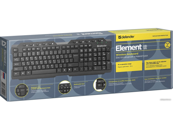 Клавиатура Defender Element HB-195 RU
