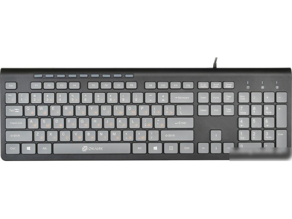 Клавиатура Oklick 480M (черный/серый)