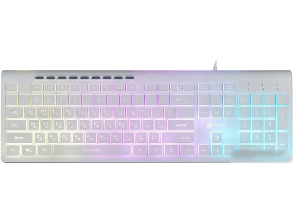 Клавиатура Oklick 490ML (белый)