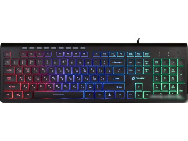 Клавиатура Oklick 490ML (черный)