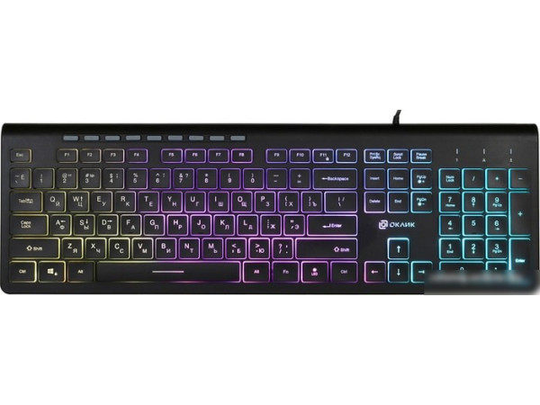 Клавиатура Oklick 490ML (черный)