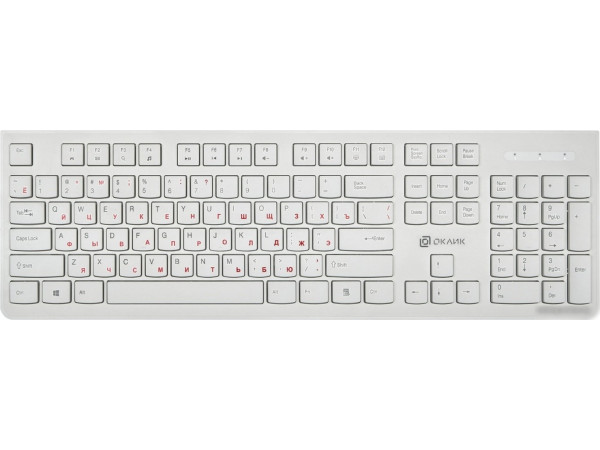 Клавиатура Oklick 505M (белый)