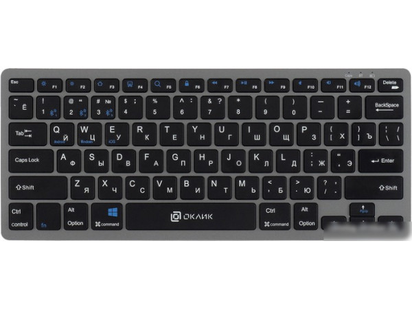 Клавиатура Oklick 835S (серый/черный)