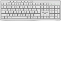Клавиатура Oklick K225W (белый)