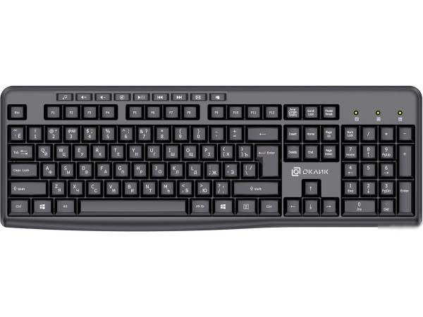 Клавиатура Oklick K225W (черный)