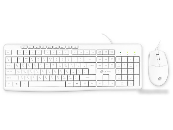 Офисный набор Oklick S650 (белый)