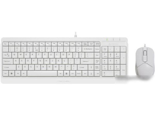Клавиатура + мышь A4Tech Fstyler F1512 (белый)