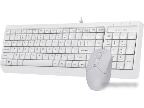 Клавиатура + мышь A4Tech Fstyler F1512 (белый)
