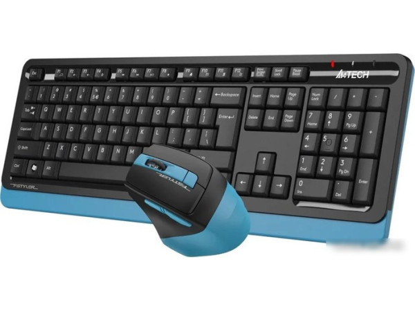 Офисный набор A4Tech Fstyler FG1035 (черный/синий )