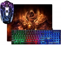 Клавиатура + мышь с ковриком Defender Aura MKP-117 RU