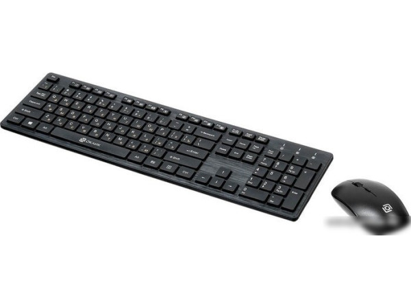 Клавиатура + мышь Oklick 240M (черный)