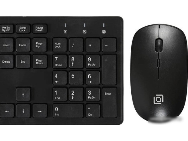 Клавиатура + мышь Oklick 240M (черный)