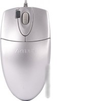 Мышь A4Tech OP-620D (серебристый)